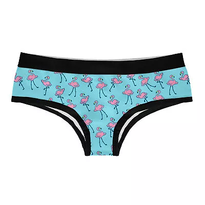 Womens Flamingo Spirit Animals Panties Funny Saying Pink Bikini Brief Graphic • $7.70