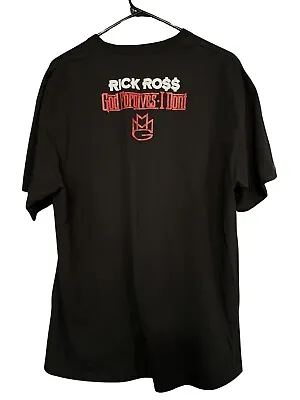 2012 Rick Ross God Forgives I Dont Album Promo T-Shirt Mens XL #GFID Logo MMG • $15