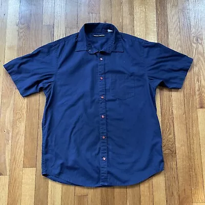 Waraire For McDonald’s Manager Shirt Mens M Regular Short Sleeve Button Blue • $14.99