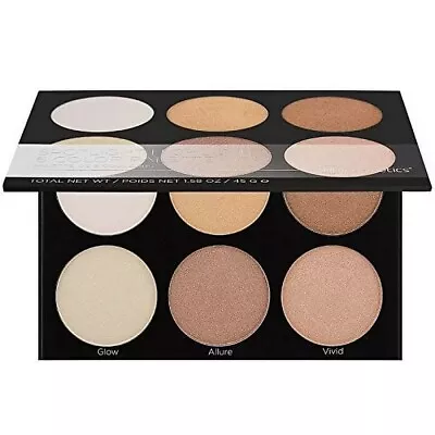 RARE! BH Cosmetics Spotight Highlight 6 Color Palette Rose Gold - Face Eyes Body • $39.95