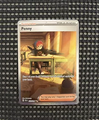 Penny 252/198 Pokémon TCG Scarlet & Violet Base Holo Special Illustration Rare • $5