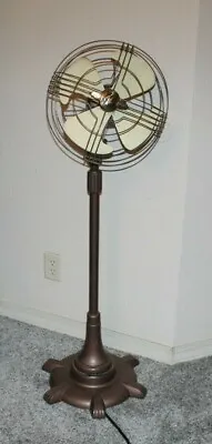 RARE Vintage 1940s General Electric 6 Ft Vortalex Floor Oscillating Fan FM12M11 • $750