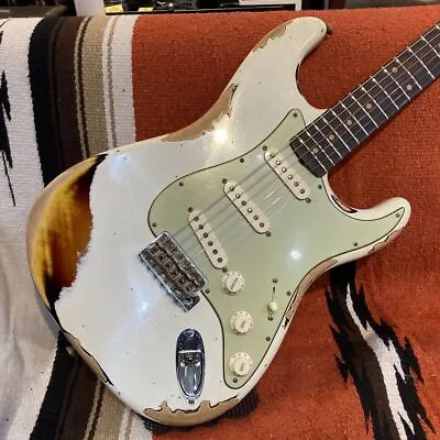 Fender Custom Shop 1960 Stratocaster Heavy Relic Aged Olympic White O • $14580.66