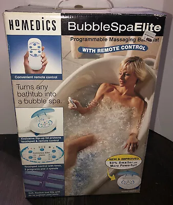 New HoMedics BubbleSpa Elite BMAT-5 Programmable Massaging Bath Mat W/Remote • $175