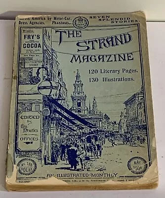 The Strand Magazine May 1906 Rudyard Kipling Illustrated Antique Collectible • $120