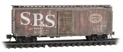 Micro Trains Bnsf Family Series Car #2 - Sp&s Weathered Boxcar - Brand New • $28.45