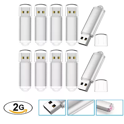10/20/50Pack 2GB USB Memory Stick Flash Pen Drives USB 2.0 Thumb Storage Drives • $40.99