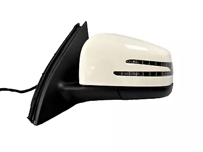 #91 White Left Driver Side Mirror For Mercedes W/ Blind Spot Ml350 Gl450 Gl350 • $145