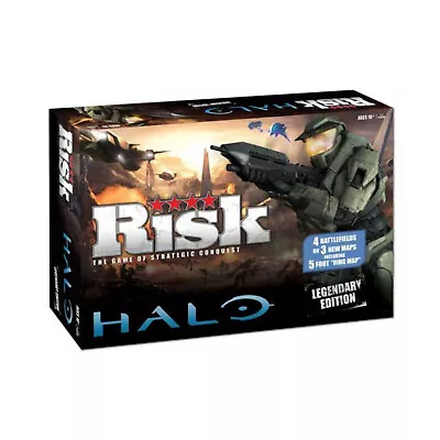 USAOpoly Board Game Risk - Halo Legendary Ed Box VG • $125