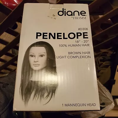 Diane Fromm Mannequin Head Penelope D308 100% Real Hair Cosmetology • $55