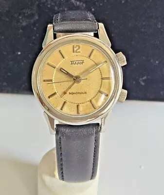 Tissot Sonorous Mechanical Alarm Watch - Vintage 1950's All Working! • $175