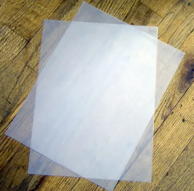 50 Sheets 48 Lb HeavyWeight Vellum Paper Translucent / Transparent  Sheer 8.5x11 • $18