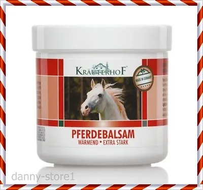 ASAM Gmbh Krauterhof ® Pferdebalsam/250ml Gel Balm Strong Warming Effect • £14.99