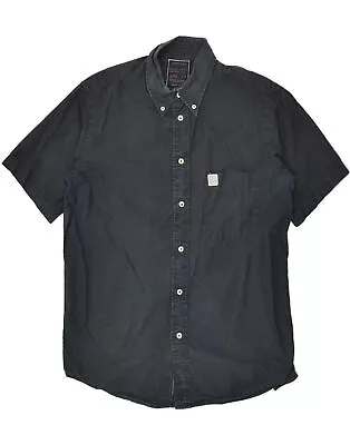 MURPHY & NYE Mens Slim Shirt Large Navy Blue AC10 • $18.61