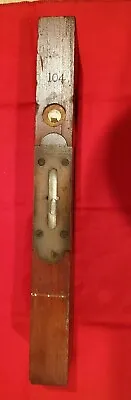 ANTIQUE Tools LEVEL RARE STANLEY SWEETHEART #104 12  CHERRY WOOD Woodworking • $14.99