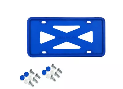 1x Car License Plate Frame Cover Hood Rear Trunk Blue Silicone For Saab Smart • $22.99