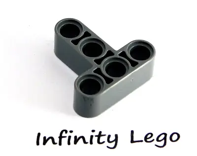 5 LEGO Dark Bluish Grey Technic Beam 3 X 3 T - Shaped Lift-arm (60484) 5 Pieces • $6.50