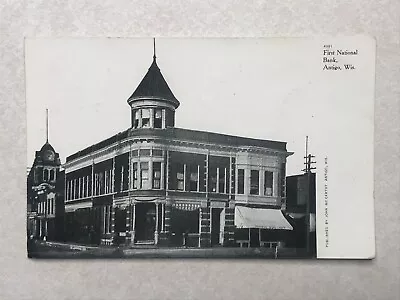 A1245 Postcard WI Wisconsin First National Bank Antigo • $7.99