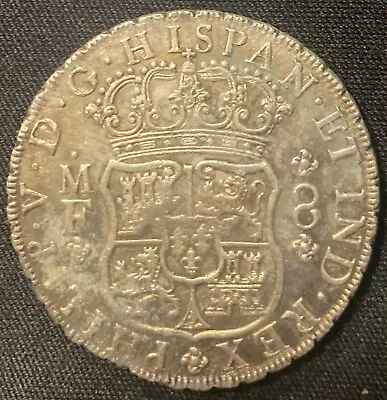 Mexico 1737 8 Reales Philip V Pillar Dollar 8 Reale Salvaged From Rooswijk Wreck • £1250