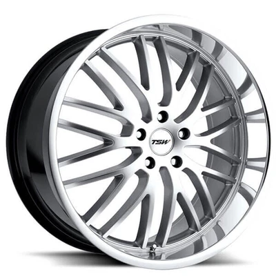$988 • Buy 17  TSW Wheels Snetterton Hyper Silver With Mirror Cut Lip Rims 