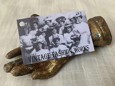 350 “Vintage Fashion Works” Dead Stock Tags • $20