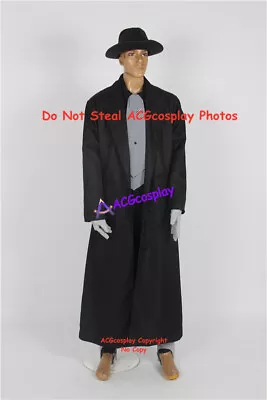 The Undertaker Cosplay Costume Acgcosplay Incl Hat Gloves And Leggings And Tie • £141.99