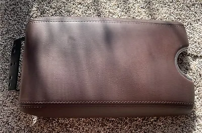2010-2013 Infiniti G25 G37 Center Console Brown Leather Armrest Lid Assembly OEM • $55
