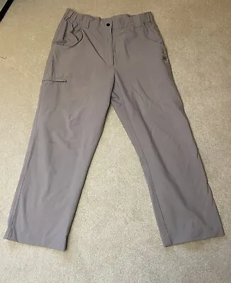 Mammut Trousers Mens Size 42 Softech Outdoor Hiking Walking Beige/Brown Pants • £24