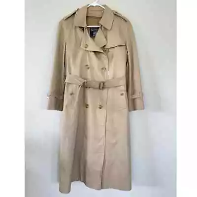 Burberry Vintage Trench Coat & Wool Nova Check Liner (8P / Small) • $380