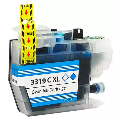 Compatible Brother LC-3319XL C Cyan Ink Cartridges - 1500 Pages • $10