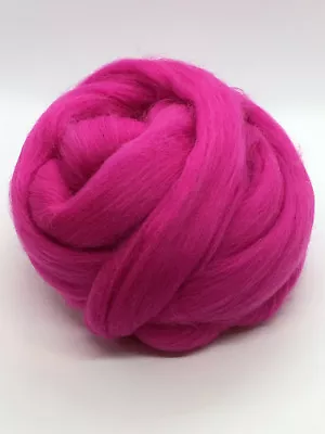 Wool Roving Hot Pink Wool RovingPink Roving Wool Rove Shep's Wool Pink Rove • $6.79