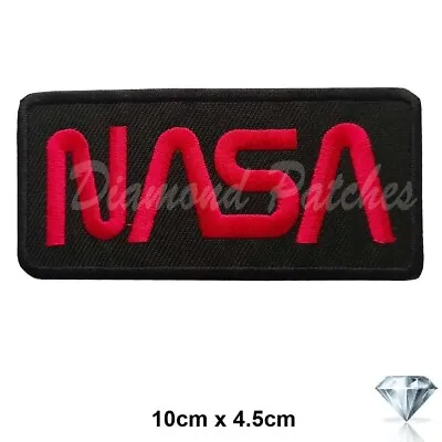 Nasa  Iron On Patch Badge Motorbike Space Fashion Jacket Kids Girls • £2.29