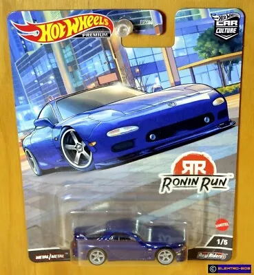 Hot Wheels Mazda RX-7 FD Ronin Run [Blue] Rotary - New/Sealed/VHTF [E-808] • $32