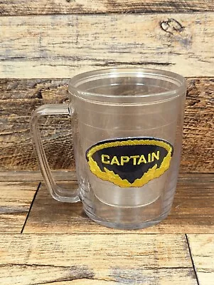 Vintage Tervis Insulated Cup Mug Captain Patch • $19.99