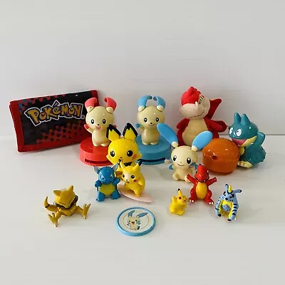 Pokemon Toy Bundle Lot McDonalds Happy Meal Mini Action Figures + Wallet Rare ! • $29.99