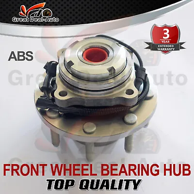 One Front Wheel Bearing Hub Assembly For Ford F250 F350 RM RN 4WD ABS 1999-2004 • $175