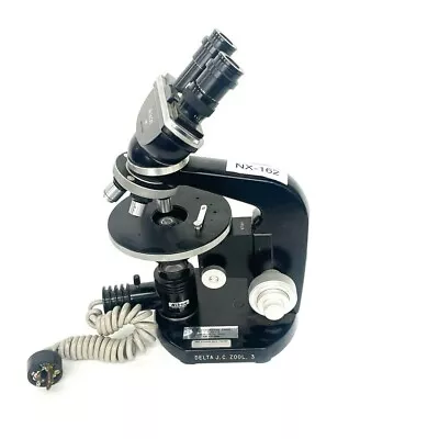 Nikon Compound Binocular Microscope With Illuminating Lamp Attachment Made Japan • $199.96