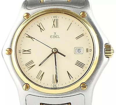 Ebel 1911 Model 187902 Quartz Watch With Champagne Dial And Travel Pouch And Box • £795