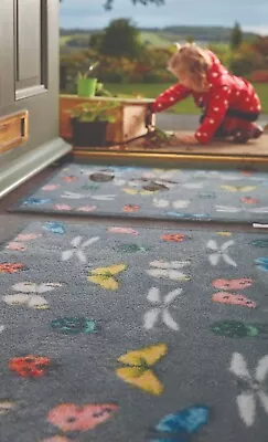 £77.89 • Buy Hug Rug (Bug & Butterflies) Dirt Trapper Door Mat/Runner Machine Washable  