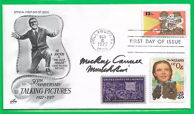 Mickey Carroll  Munchkin Wizard Of Oz  Signed  Talking Pictures First Day Cover  • $28