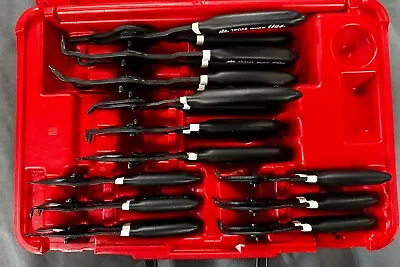 Mac Tools Ring Pliers USA 12-Piece Quarter-Turn Retaining Set PK1250 • $229.99