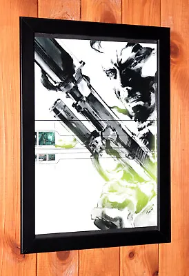 2003 Metal Gear Solid 3 Subsistence Konami PS2 PS3 Promo Poster Ad Page Framed • $44.08