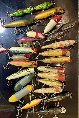 Vintage Wood Fishing Lures Lot  • $229.99