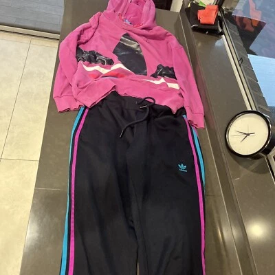 $50 • Buy Adidas Ladies Bulk Jumper And Track Pants Size Medium