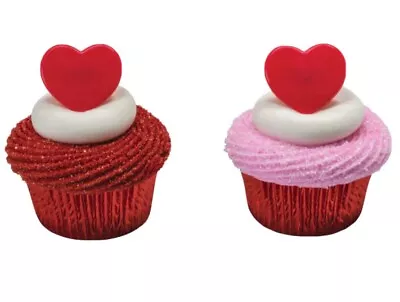 Decopac Red Heart Cupcake Topper 144ct • $17