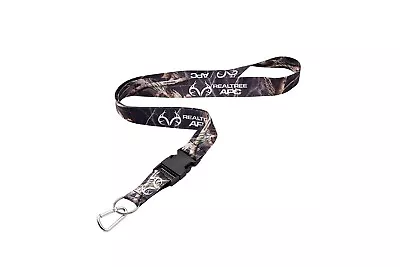 Realtree APC Black Camo Neck Lanyard With Detachable Key Ring & Carabiner • $12.95