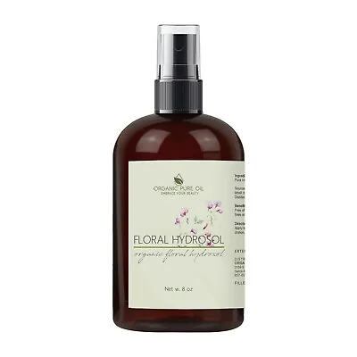 $14.99 • Buy Rose Water Toner Spray W/ Witch Hazel Bulgarian Rose Water For Face, Hair Bottle