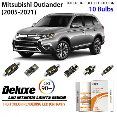 LED Interior Light Kit For Mitsubishi Outlander 2005-2021 White Dome Light Bulbs • $18.90