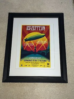 $39.99 • Buy Framed Led Zeppelin Celebration Day 2007 Concert Poster, London O2,  14  X 17 