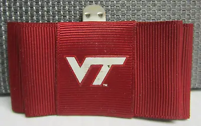 Virginia Tech Vt Clip On Broach 3  Hokies Hokie Tie Clip • $5.99